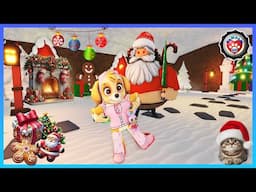 Skye's Christmas Dash: Santa's Chase in the Festive OBBY! (Roblox OBBY) 天天的聖誕節：與聖誕老人在逃獄中的追逐！機器方塊