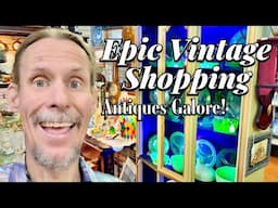 Exploring a Massive Antique Mall! Hidden Treasures & Vintage Finds