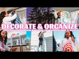 DECORATE & ORGANIZE WITH ME | TARGET CLOTHES, BATH & PLAYROOM HAUL | OG VLOG STYLE | Page Danielle