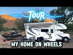 TOUR the Inside of my Class C RV Motorhome, Thor Freedom Elite 22FE