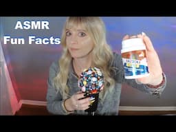 ASMR Gum Chewing Random Facts | Whispered