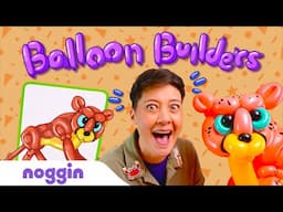 Lets Build a Cheetah with a Jetpack out of balloons! | Balloon Builders