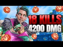 Mad Maggie 18 Kills and 4,200 Damage Gameplay Win - Apex Legends (No Commentary)