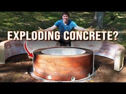 A Smokeless Concrete Fire Pit...that WON'T EXPLODE...