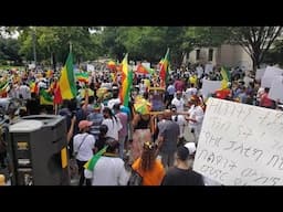 Ethiopians in Washington, DC staged demonstration – Listen to Journalist Abebe Gellaw’s message