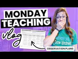 Planning My Observation Lesson & Teacher Fail | Falling in Love With Teaching Again VLOG 43