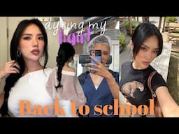 BACK TO SCHOOL PREP: makeup routine, hairstyles, GLOW UP, outfit shopping, emergency kit, HAIR DYE!