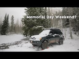 Utah Snowstorm Overlanding Trip | Toyota Sequoia Off Road | 1st Gen | SUV Camping Trip