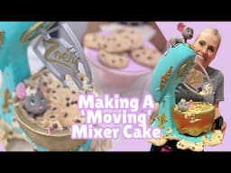 Moving Cake! Electronic Mixer & Mixing Bowl Cake Tutorial