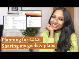 The Ultimate 2022 Notion Planner: How I plan & track my year, months & weeks to reach my goals 🎯