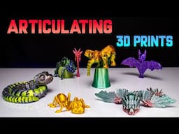 Cool Articulated 3D Prints Timelapse