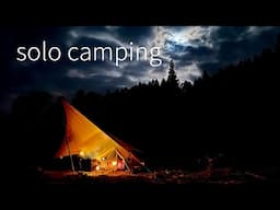 野営地でソロキャンプシリーズ -episode2-　満月の下でジビエと七草【solo camping #69】