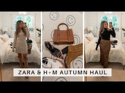 ZARA & H+M FALL HAUL & TRY ON | SHOES, KNITS & ACCESSORIES