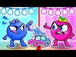 Pink or Blue Duel New Song 🩷💙 | Funny Kids Songs And Nursery Rhymes | VocaVoca Berries #song  #2d