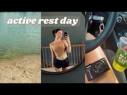 REST DAY FROM THE GYM: how i stay active *yoga, walking, studying*