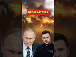 Russia and Ukraine engaged in a historic exchange of drone attacks