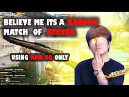 ATHENA GAMING TDM MATCH | KAR98 ONLY | FAST REFLEXES| KAR 98 GAMEPLAY | PUBG MOBILE