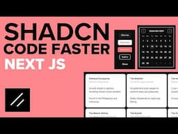 Shadcn UI Tutorial using Next JS - Build Projects Faster without Coding