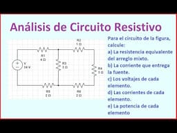 Análisis de circuito resistivo mixto