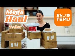 ¡Mi PRIMER Mega HAUL de COCINA en TEMU! 🤑🧑‍🍳 ¿Vale la Pena? 🤷‍♀️