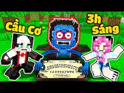 MỀU THỬ THÁCH CẦU CƠ KINH DỊ VÀO LÚC 3 GIỜ SÁNG TRONG MINECRAFT*REDHOOD LẦN ĐẦU THỬ CHƠI CẦU CƠ