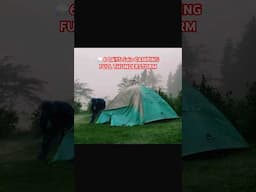 ⛈️ 6 DAYS SOLO CAMPING IN THUNDERSTORM HEAVY RAIN #solocampinginheavyrain #solocampinginrainstorm