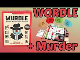 Murdle The Board Game Review - It's Worlde + Murder!