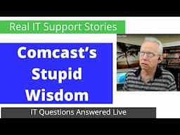 Comcast's Stupid Wisdom of freezing customer email accounts when hacker's fail to hack it (21:31)