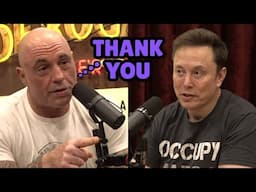 Joe Rogan THANKS Elon Musk - "You Changed the Course of History"