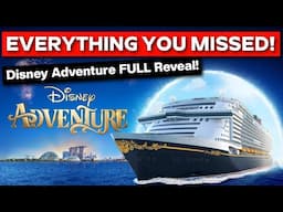 20 Details YOU MISSED From The Disney Adventure Cruise Ship Reveal! Maiden Voyage Announced!