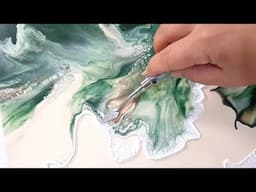 Taking your blowout to the next level ~ Acrylic Pour Painting