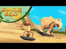 The Big Race | Downhill Derby | Jungle Beat: Munki & Trunk | Full Episodes | Kids Cartoon 2024