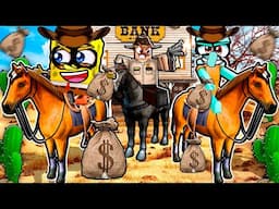 SpongeBob ROBS the WILD WEST in Roblox!