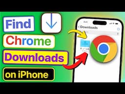 How to Find Chrome Downloads in iPhone? - Where is Chrome Downloads Folder in iPhone? हिन्दी में