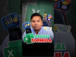 Excel Magical Formula You Must Try #excel #pc #mybigguide