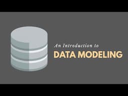 Introduction to Data Modeling