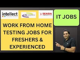 WFH Testing Jobs | Manual Testing| Fresher Jobs| Rd Automation Learning