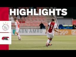 Tough Game 👊 | Highlights Ajax O19 - AZ O19