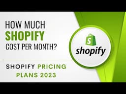 The NEW Shopify Pricing Plans 2023 | How much does Shopify cost per month?