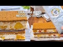 Graham Bars | Creamy Mango and Fruit Cocktail Graham Bars Recipes