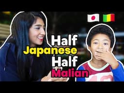 Half Black Half Japanese boy : Interview in Japanese