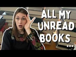 MY PHYSICAL TBR | How many unread books do I own? (2024)