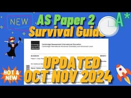 AS Business Paper 2 Survival Guide [CAIE]