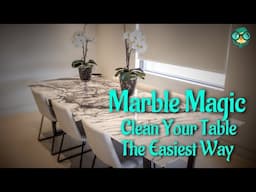 How to Clean a Marble Top Table? How to care for marble table top? How to clean marble table?