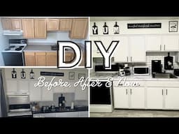 Kitchen Makeover! Removing & Upgrading DIY Rental Friendly.