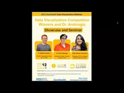 GeoHealth Data Visualization Seminar: Fall Competition Winners Showcase and Tips