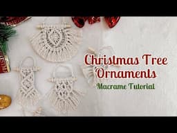 DIY Christmas Tree Ornaments Ideas Macrame Tutorial | Christmas Decorations