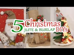 5 Cheap & Beautiful DIY Jute Christmas Decorations Ideas at Home 2024