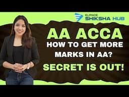 How to Score Easy Mark in ACCA Audit & Assurance | AA Exam Tipsl Ruchi Goyal l ACCA l AA Must Watch