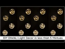 Diwali Decor Ideas at home, Quick and easy Diwalu Decorations at home